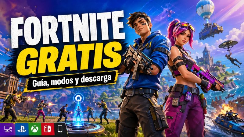 Fortnite Battle Royale Gratis, guia, modos y descarga