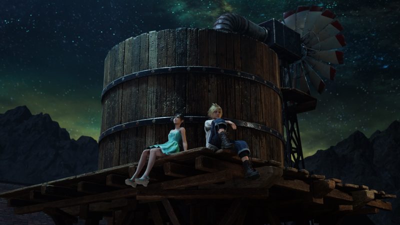 Cloud y Tifa de Jovenes