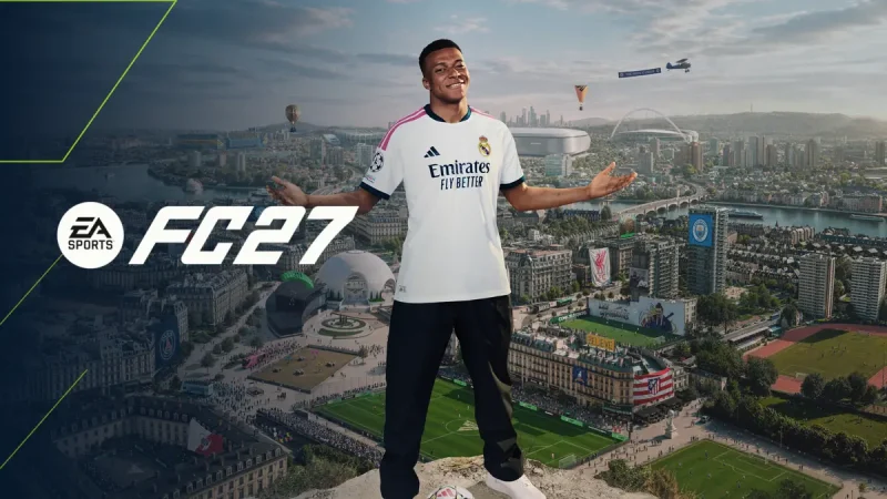Kylian Mbappé en la imagen oficial de EA Sports FC 27